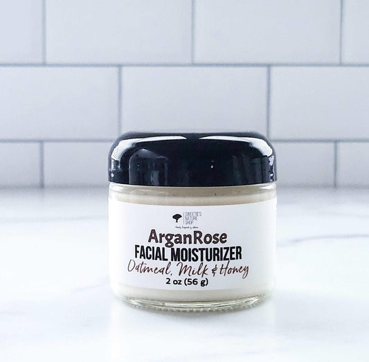 ArganRose Facial Moisturizer - Oatmeal, Milk & Honey - Sweetie's Nature Shop