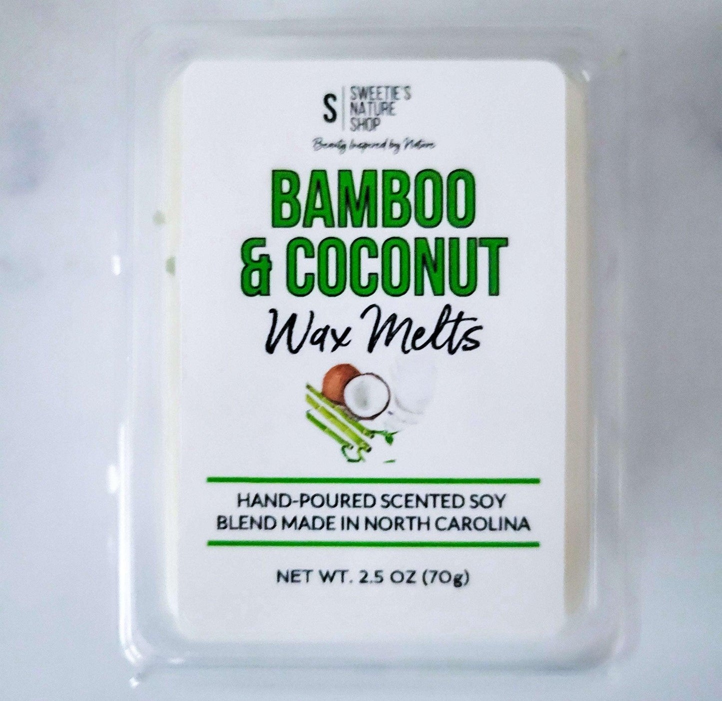 Bamboo & Coconut Wax Melts - Sweetie's Nature Shop