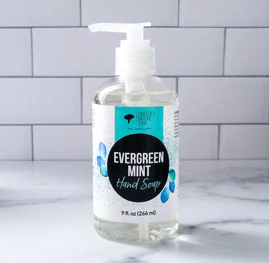 Evergreen Mint Hand Soap - Sweetie's Nature Shop