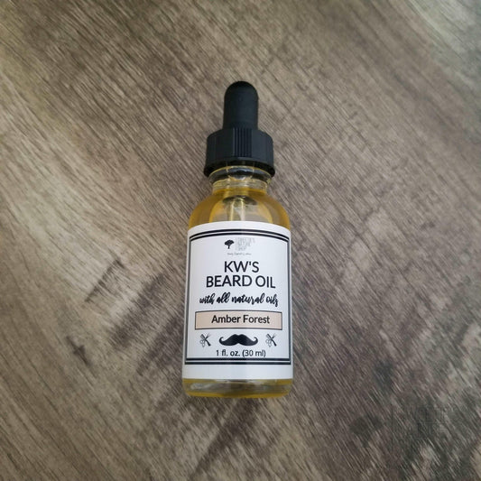 KW's Beard Oil in Amber Forest - Sweetie's Nature Shop