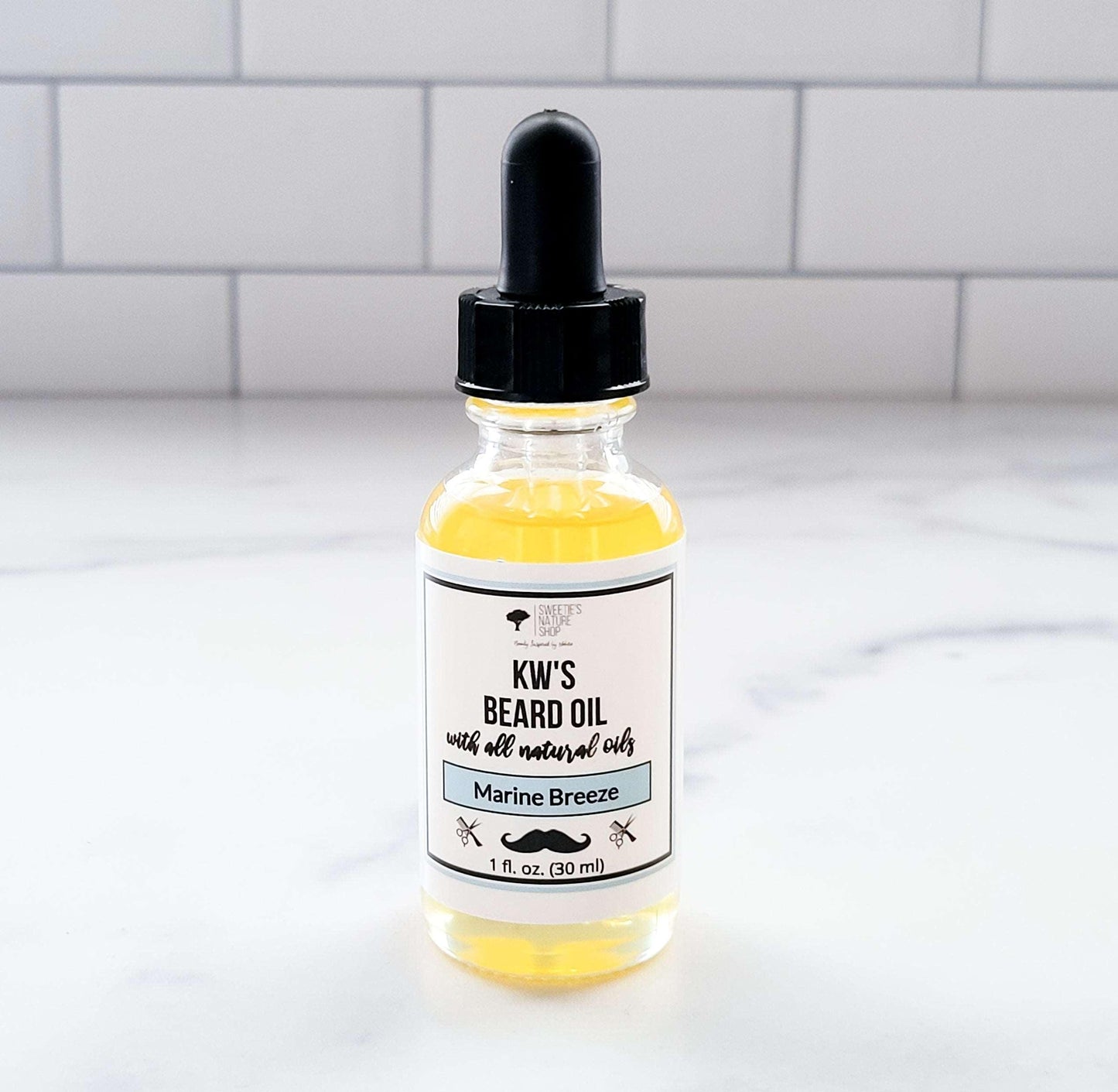 KW's Beard Oil in Marine Breeze - Sweetie's Nature Shop