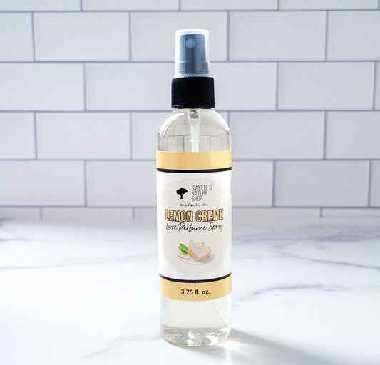 Lemon Creme Luxe Perfume Spray product packaging