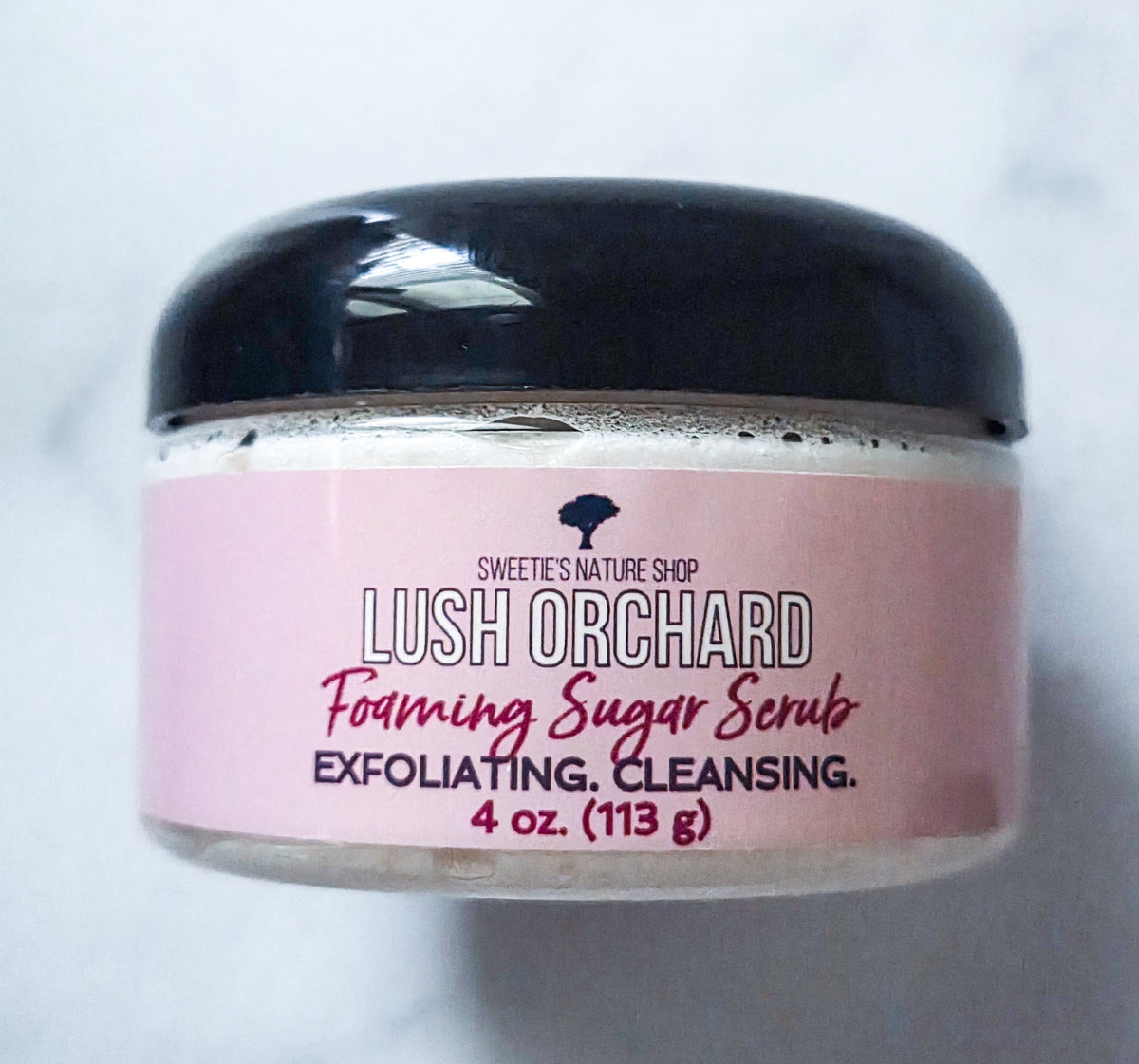 Lush Orchard Foaming Sugar Scrub