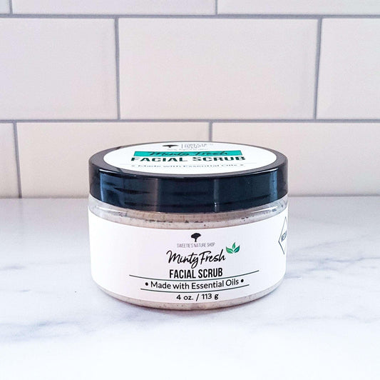 Minty Fresh Facial Scrub - Sweetie's Nature Shop
