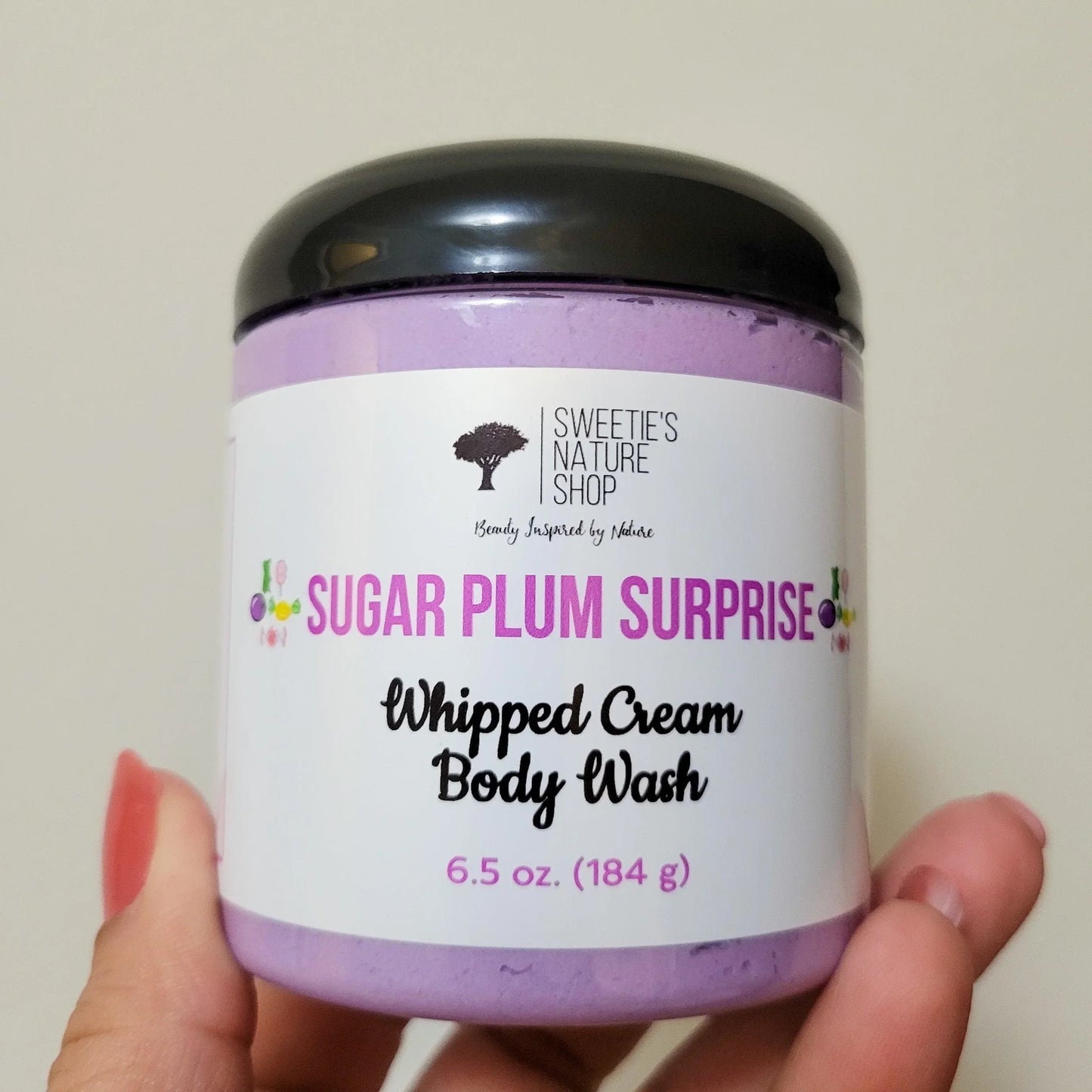 Sugar Plum Surprise Whipped Cream Body Wash - Sweetie's Nature Shop