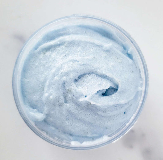 Sun Dried Denim Foaming Sugar Scrub - Sweetie's Nature Shop