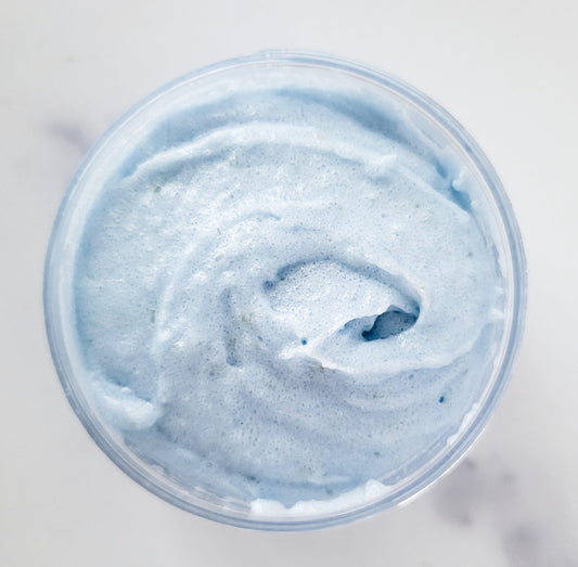 Sun Dried Denim Foaming Sugar Scrub - Sweetie's Nature Shop