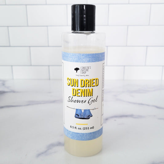 Sun Dried Denim Shower Gel - Sweetie's Nature Shop