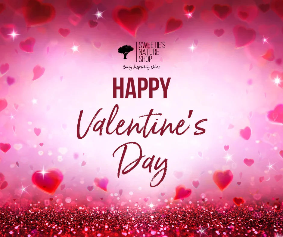 Sweetie's Nature Shop Valentine's Day gift card design