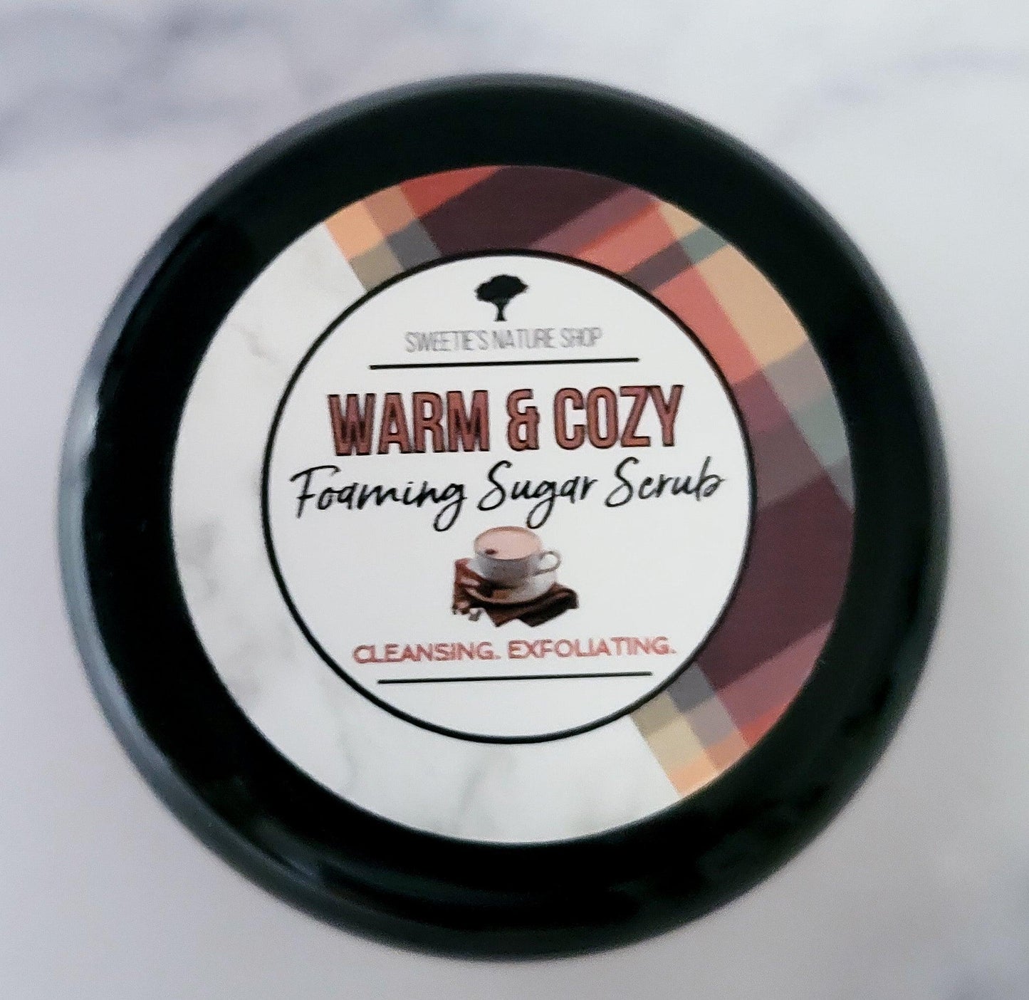 Warm & Cozy Foaming Sugar Scrub - Sweetie's Nature Shop