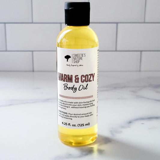 Warm & Cozy Body Oil - Sweetie's Nature Shop