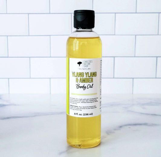 Ylang Ylang & Amber Body Oil - Sweetie's Nature Shop