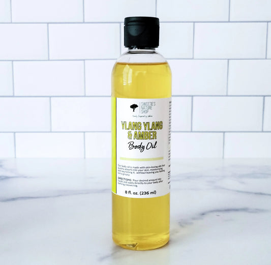 Ylang Ylang & Amber Body Oil - Sweetie's Nature Shop