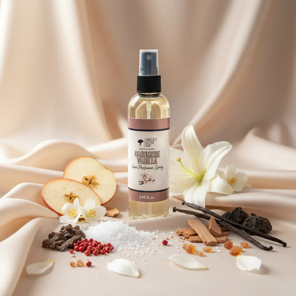 Cashmere Vanilla Luxe Perfume Spray bottle