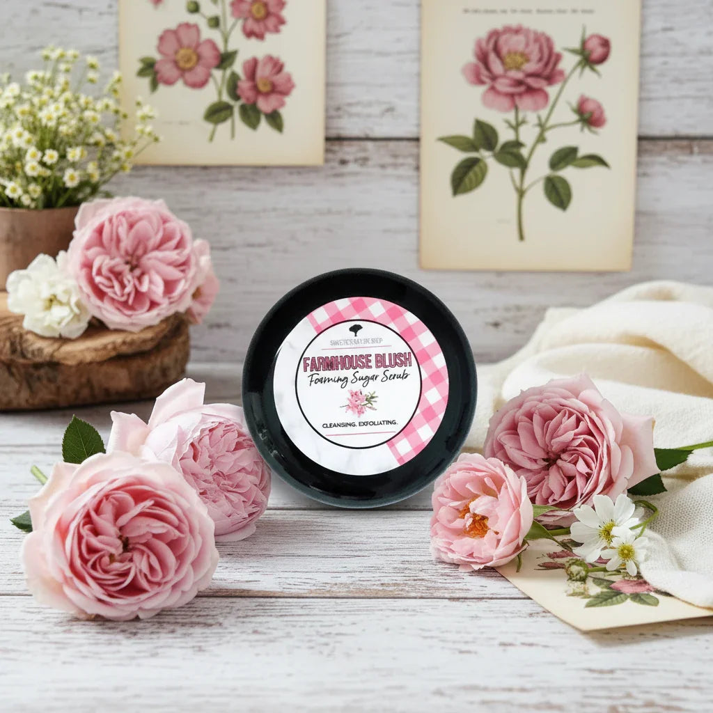 Farmhouse Blush Foaming Sugar Scrub