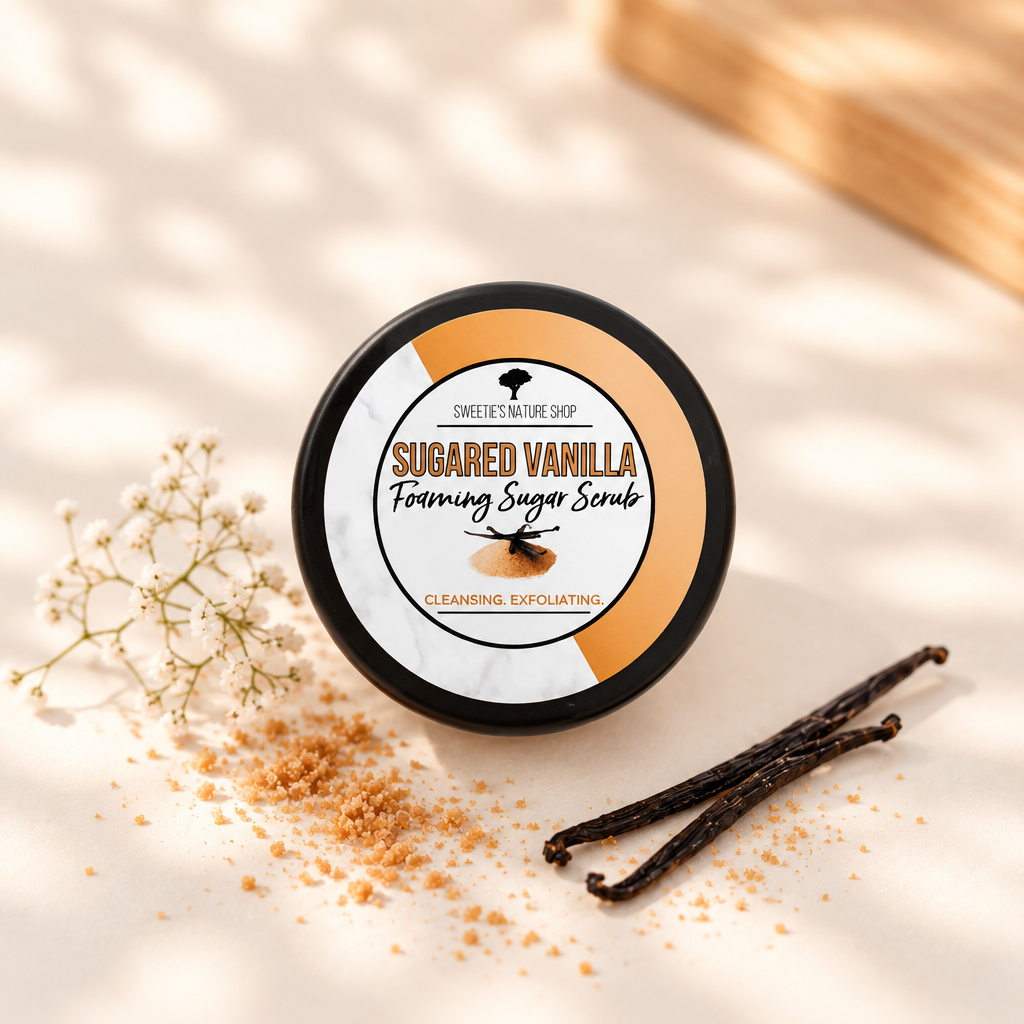 Sugared Vanilla Foaming Sugar Scrub