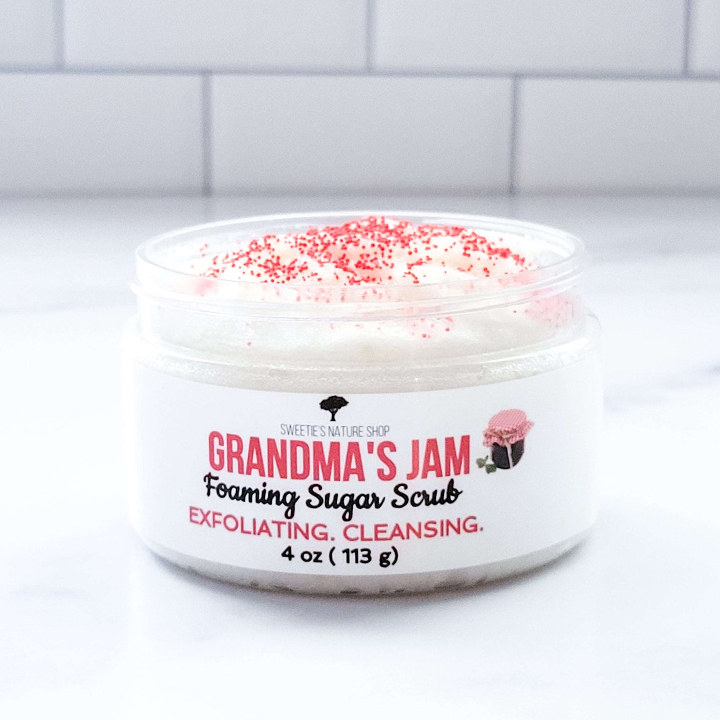 Grandma's Jam Foaming Sugar Scrub