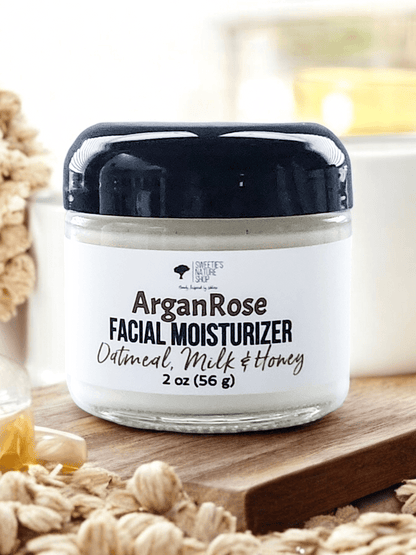 ArganRose Facial Moisturizer - Oatmeal, Milk & Honey - Sweetie's Nature Shop