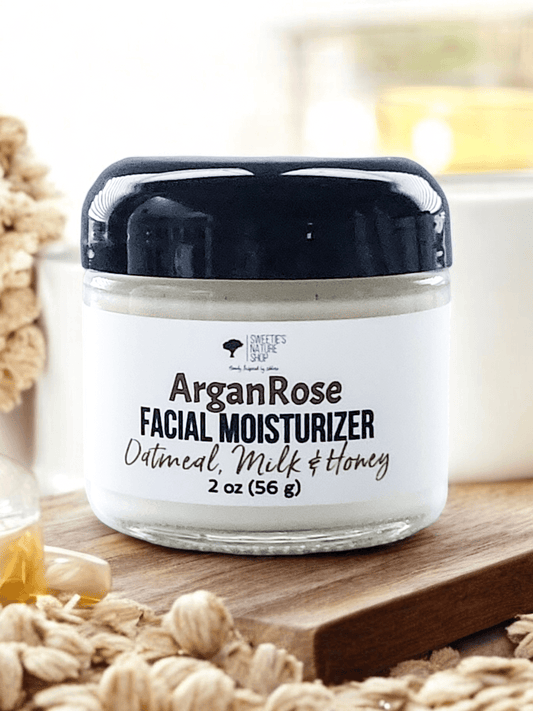 ArganRose Facial Moisturizer - Oatmeal, Milk & Honey - Sweetie's Nature Shop