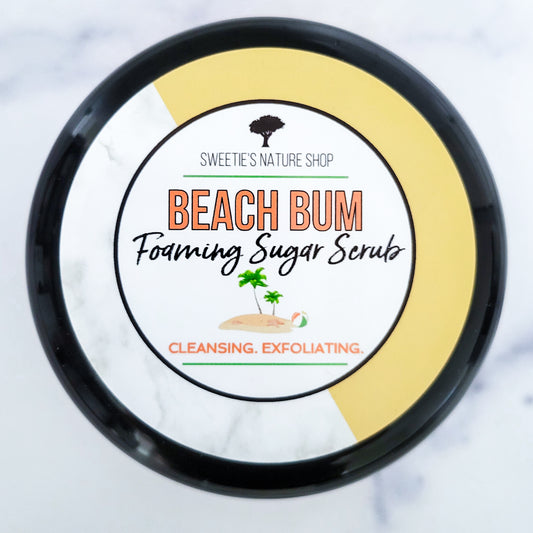 Beach Bum Foaming Sugar Scrub