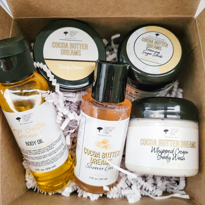 Bath & Body Sample Box - Cocoa Butter Dreams