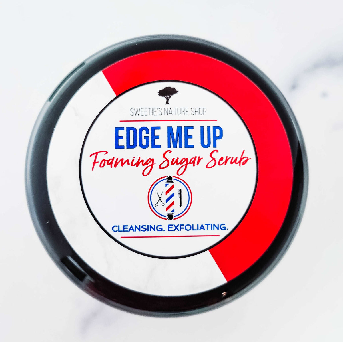 Barber shop scented Foaming Sugar Scrub