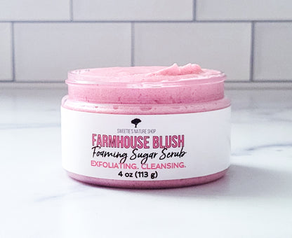 Farmhouse Blush Foaming Sugar Scrub