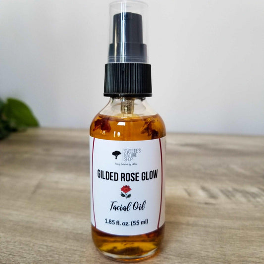 Gilded Rose Glow Facial Oil - Sweetie's Nature Shop
