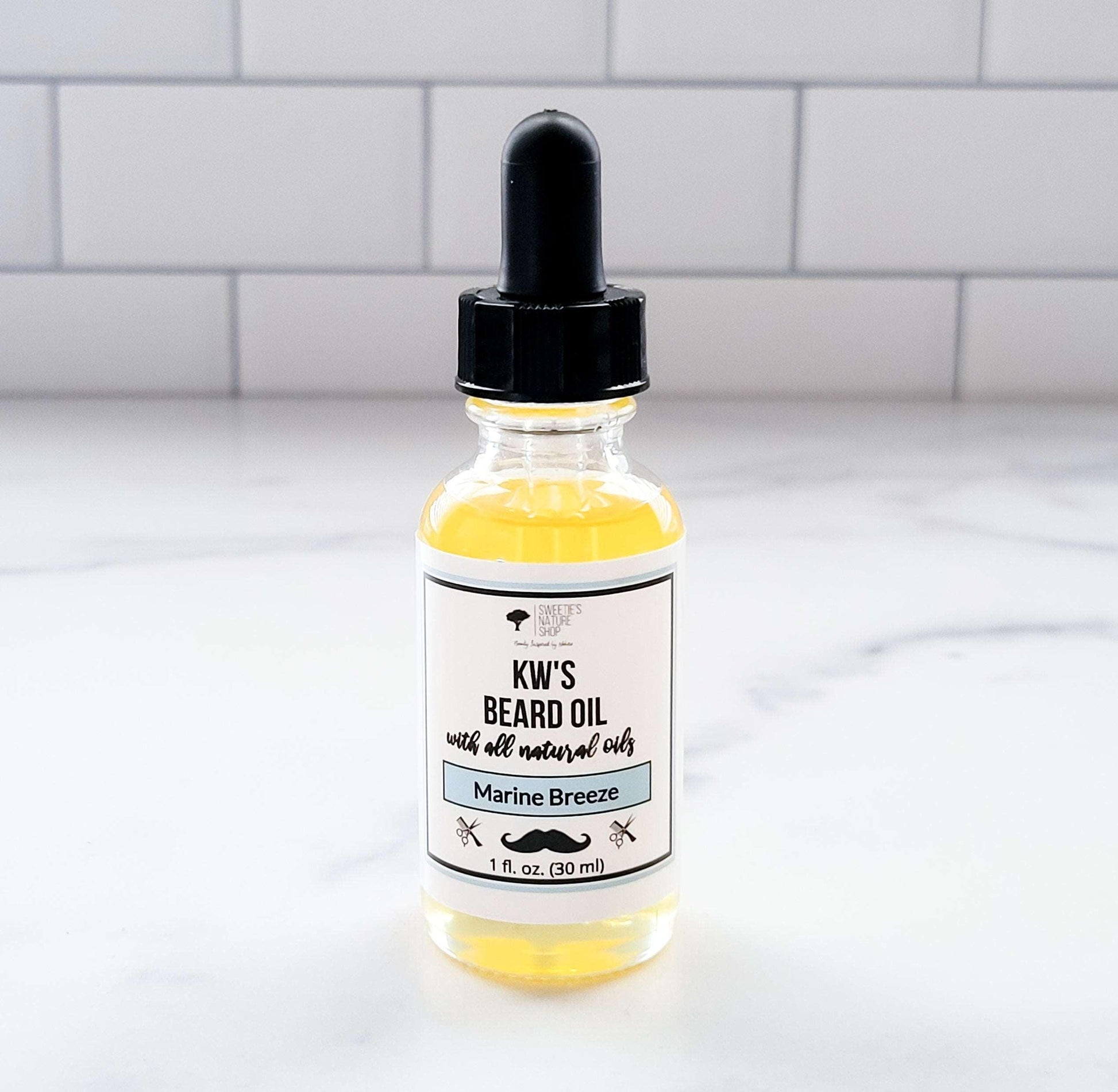 KW's Beard Oil in Marine Breeze - Sweetie's Nature Shop