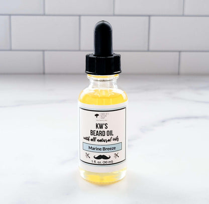 KW's Beard Oil in Marine Breeze - Sweetie's Nature Shop