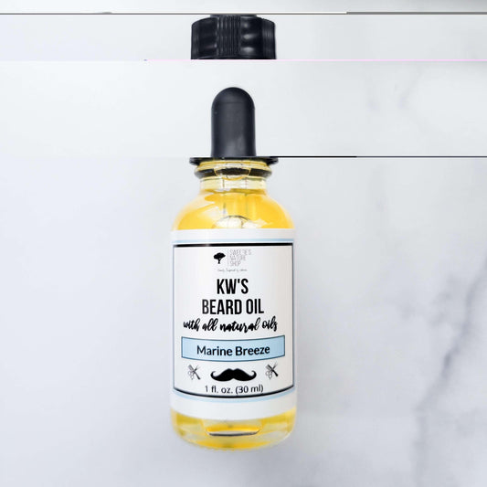 KW's Beard Oil in Marine Breeze - Sweetie's Nature Shop