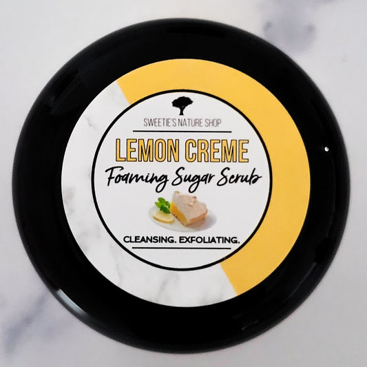 Lemon Creme Foaming Sugar Scrub