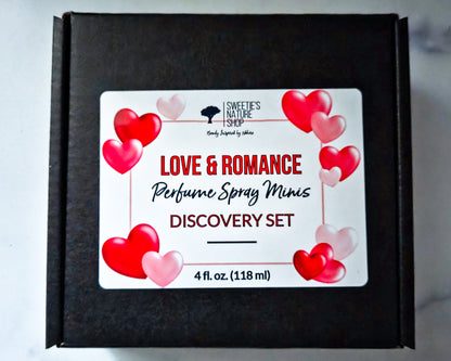 Love & Romance Perfume Spray Minis - Discovery Set