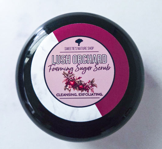 Lush Orchard Foaming Sugar Scrub