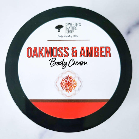 Oakmoss & Amber Body Cream - Sweetie's Nature Shop