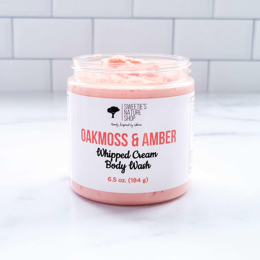 Oakmoss & Amber Whipped Cream Body Wash - Sweetie's Nature Shop