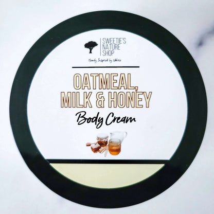 Oatmeal, Milk & Honey Body Cream - Sweetie's Nature Shop