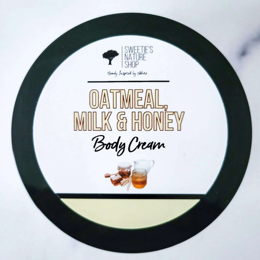 Oatmeal, Milk & Honey Body Cream - Sweetie's Nature Shop