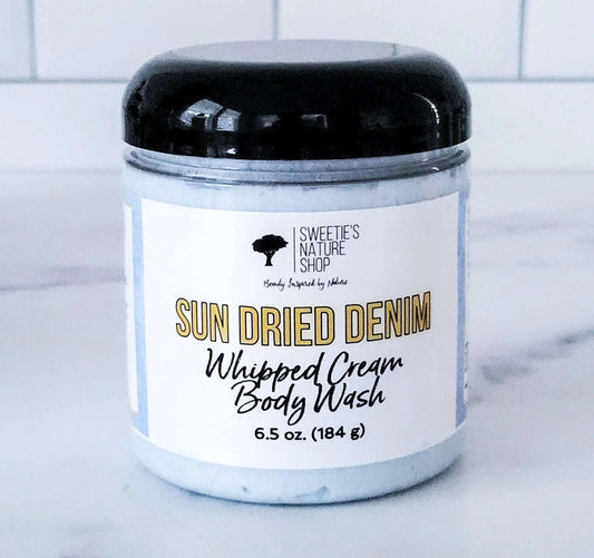 Sun Dried Denim Whipped Cream Body Wash - Sweetie's Nature Shop