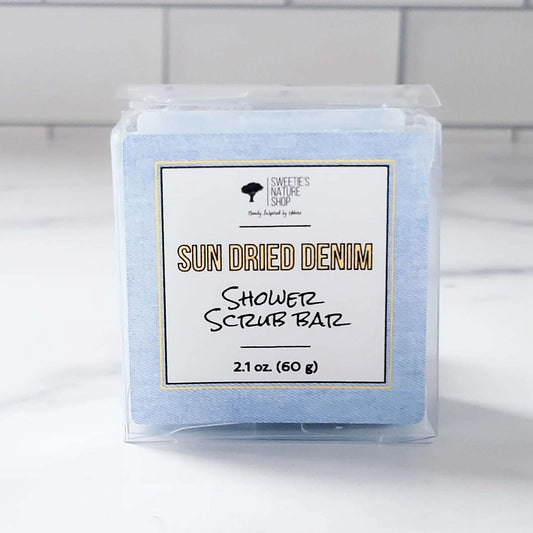 Sun Dried Denim Shower Scrub Bar