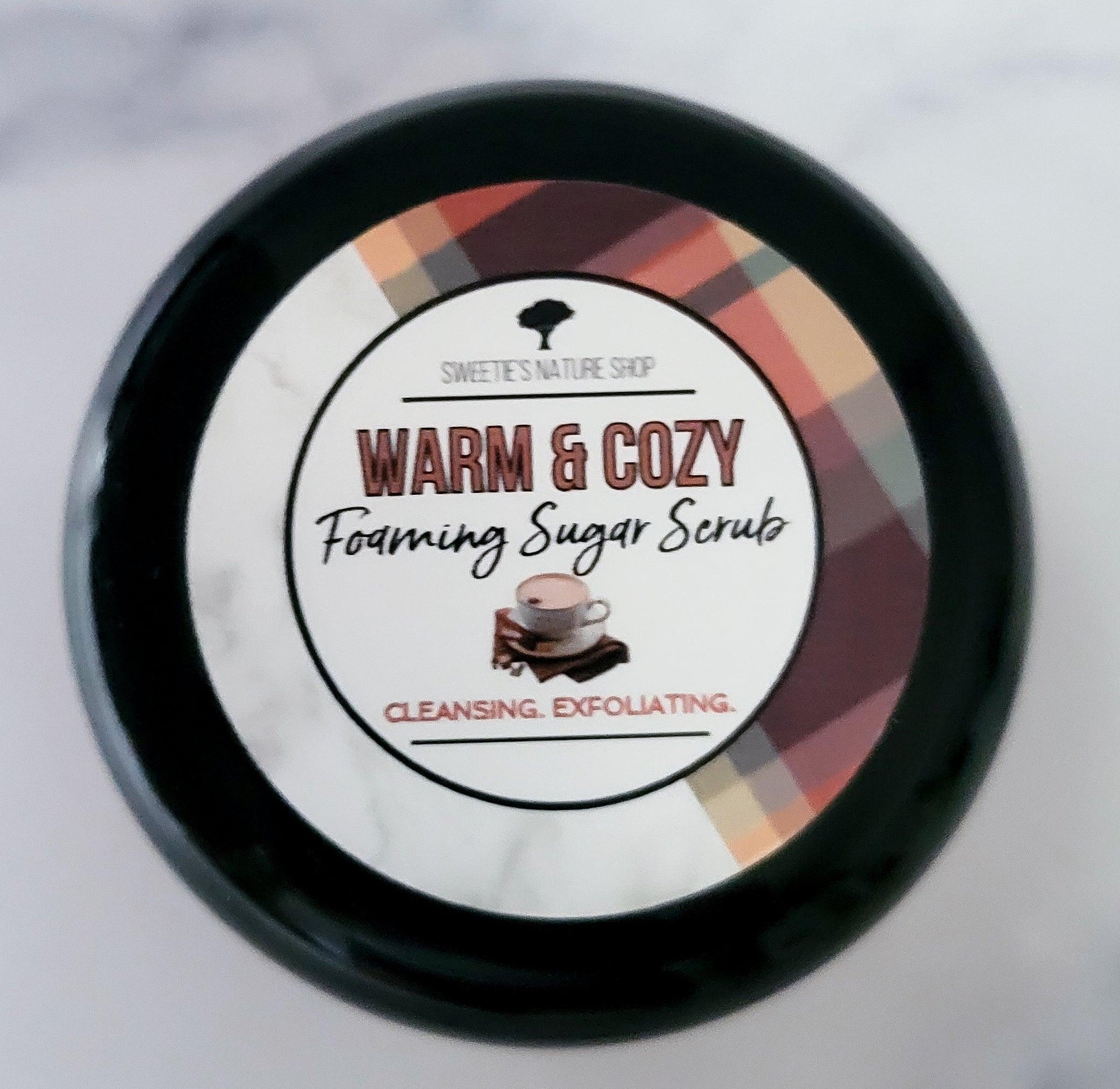 Warm & Cozy Foaming Sugar Scrub - Sweetie's Nature Shop