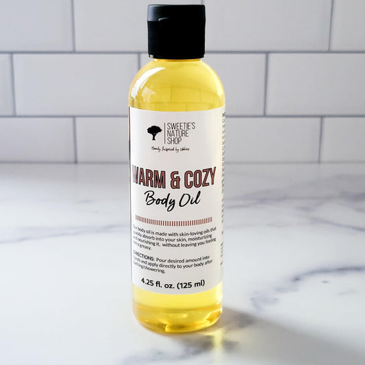 Warm & Cozy Body Oil - Sweetie's Nature Shop