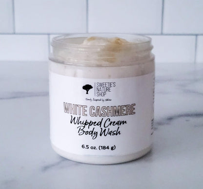 White Cashmere Whipped Cream Body Wash - Sweetie's Nature Shop
