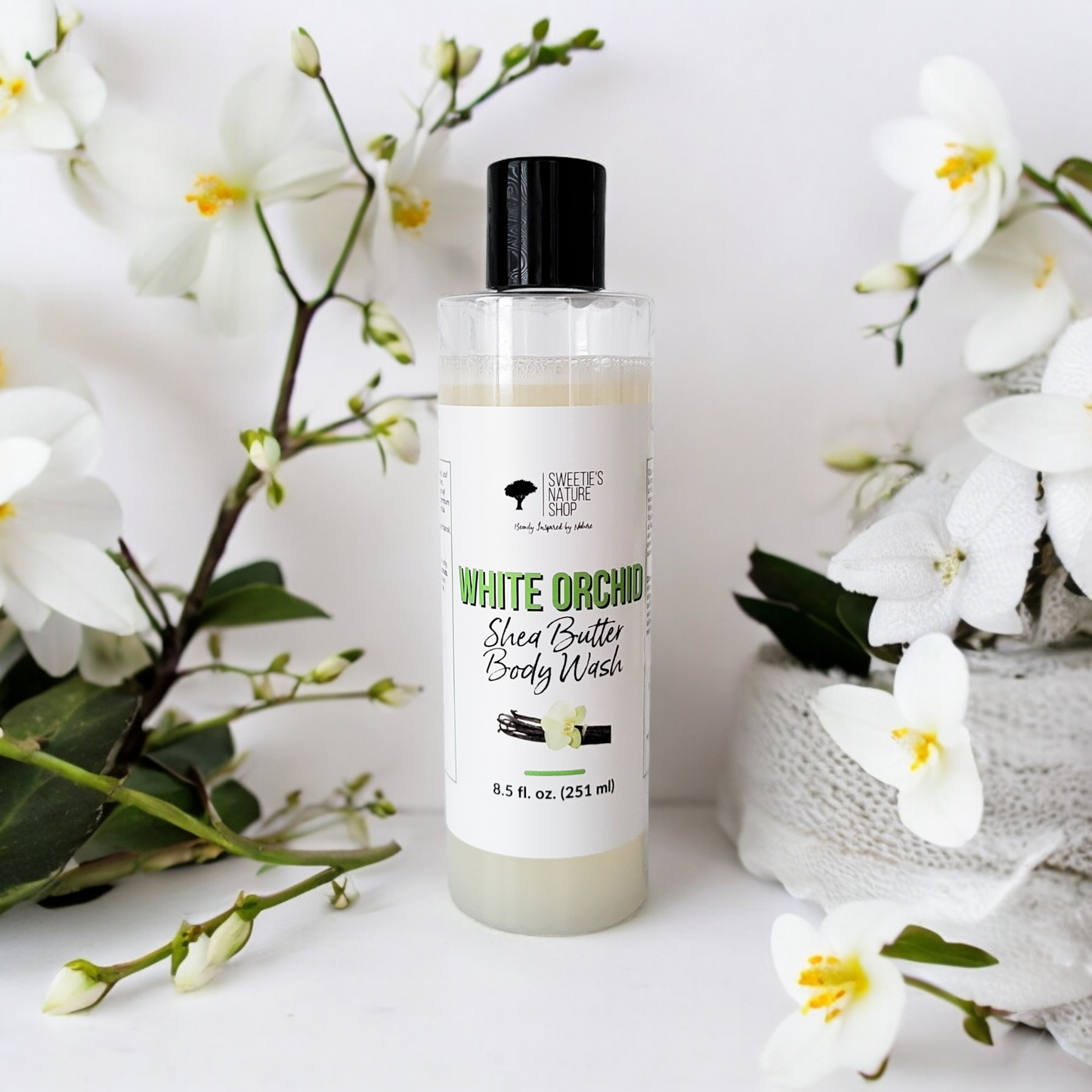 White Orchid Shea Butter Body Wash