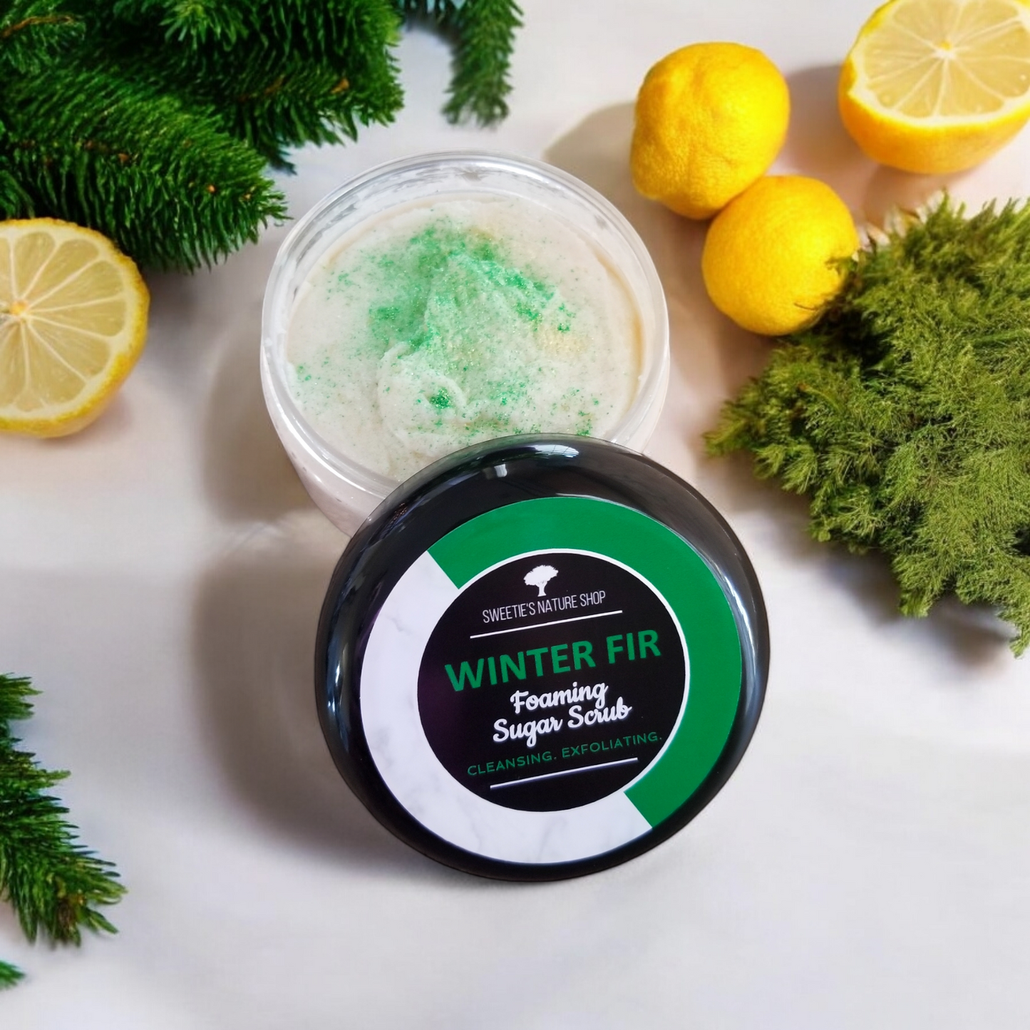 Winter Fir Foaming Sugar Scrub
