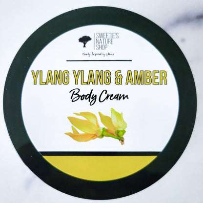 Ylang Ylang & Amber Body Cream - Sweetie's Nature Shop
