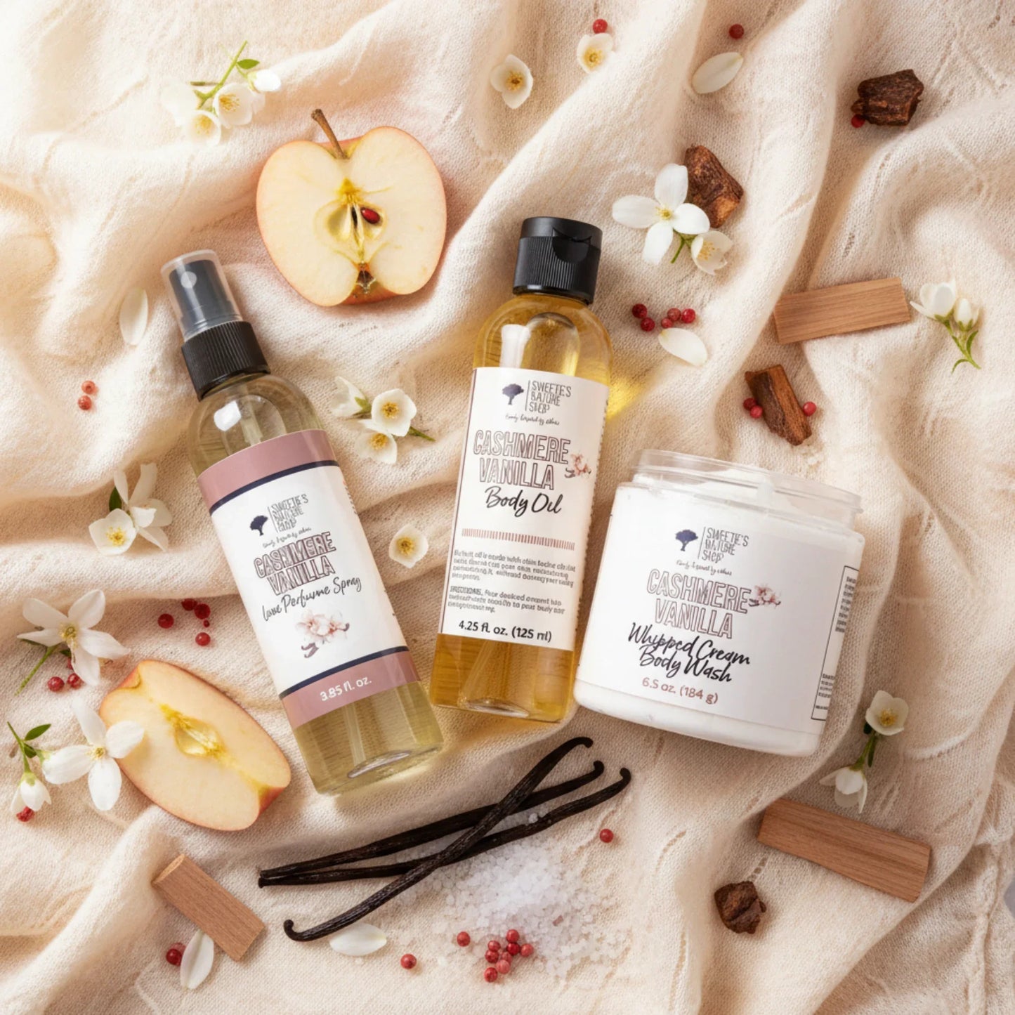 Cashmere Vanilla Bath & Body Trio
