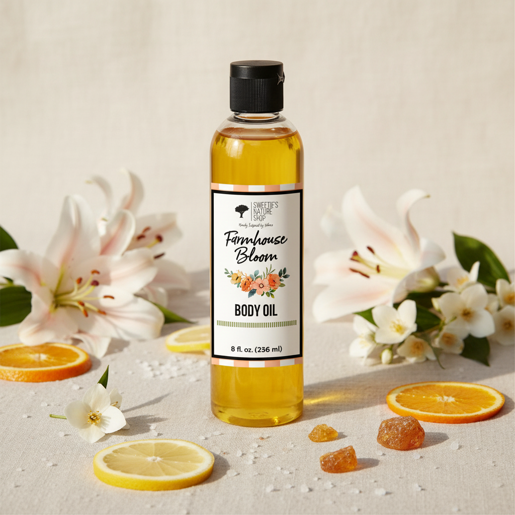 Farmhouse Bloom Body Oil - Salt & Amber