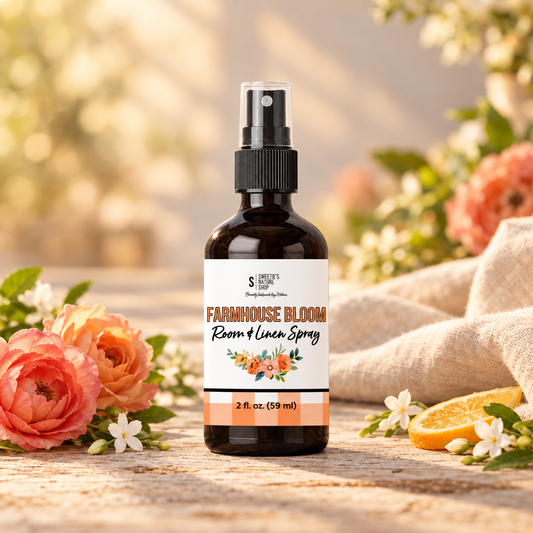 Farmhouse Bloom Room & Linen Spray - Styled