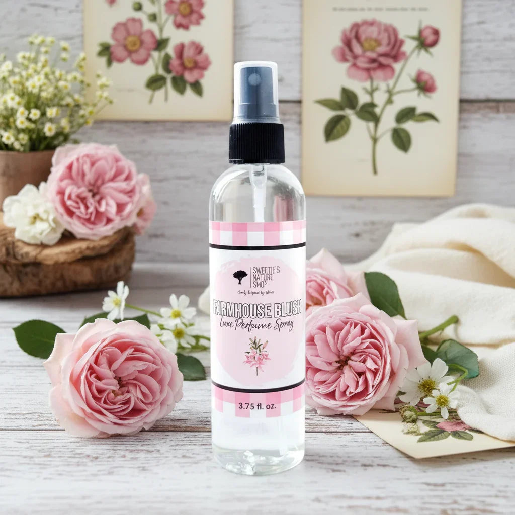 Farmhouse Blush Luxe Perfume Spray bottle